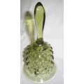 Colonial Green Hobnail Bell Fenton Art Glass