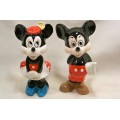 Figurines céramique Disney Souri Mickey Minnie
