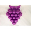 Jello Jiggler Mold Purple Grape Happy Faces