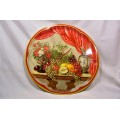 Daher Decorated Ware Round Tin Tray