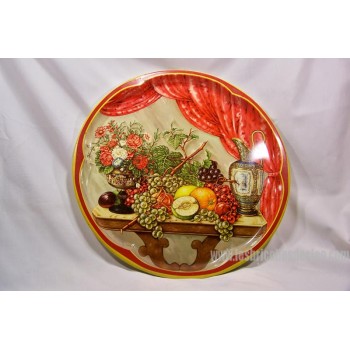 Daher Decorated Ware Round Tin Tray