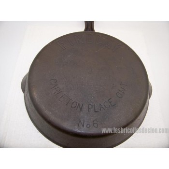 Findlay Cast Iron No6 pan Smart Ghost Mark