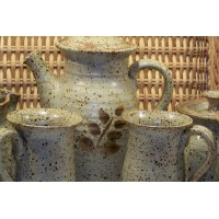 Guy de Pelteau stoneware tea coffee set