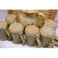 Guy de Pelteau stoneware tea coffee set