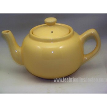 Théière en céramique jaune 2 tasses Chino Fine Quality