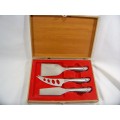 Gift Box Cheese Knife Set Stainless Steel