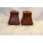 Brown Ceramic Salt and Pepper Shaker Vine