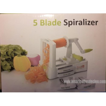 Sharp Spiralizer 5 Blades HD Suction Cup