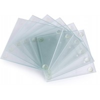 Tempered Glass Coasters Set 6