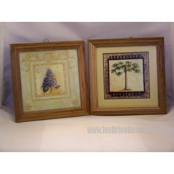 Wooden frames tree flower 2