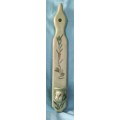Wood Wall Sconce Candle Holder Sage Green