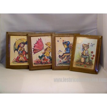 Petits cadres bois pour chambre enfant 4