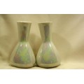 Vases à fleurs en porcelaine irisés Bavaria 2
