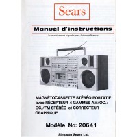 image-Sears-stéréo-magnétocassette-4gammes-20641-5