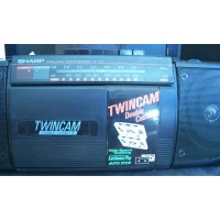 Sharp WQ-T222 double cassettes AM FM boombox