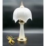 Lampe Électrique Verre Taillé Givré Transparent