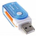 USB-2.0 Micro SD HC MMC TF MS Pro Card Reader