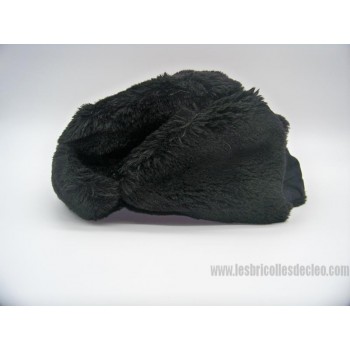 Chapeau hiver vintage Postes Canada Acrylique Noir