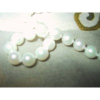 Genuine Cultured Pearl Necklace 17 inches 5mm