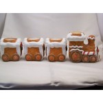 Porte bougie - bougeoir - petit train de Noël