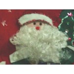 Red Christmas Stocking 3D Santa Claus