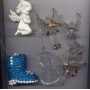 Ornements Noël Vintage Ange Violon Fillette