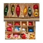 Vintage Christmas tree glass ornaments