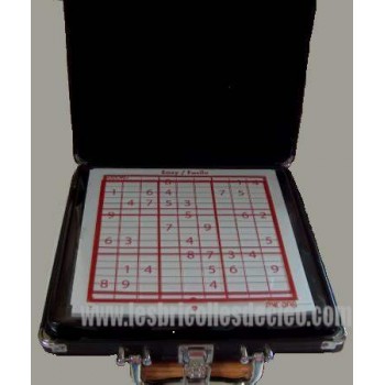Sudoku Game Glass Cardinal Carrying Black Case