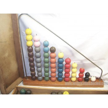 Learning Abacus Wooden balls Box