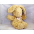 Beige Stuffed Plush Bunny Padded Animal Easter 12 in.