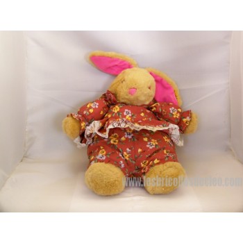 Lapin Peluche Beige Pyjama Animal Rembouré 12