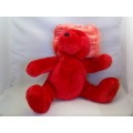 Teddy Bear Red Plush Padded Hat 10