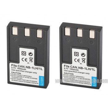 NB-1LH 3.7 V 1500mAh Battery for Canon camera serie Powershot | IXY