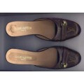 Brown mule shoes for ladies LV 36