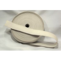 Beige elastic sewing tape roll