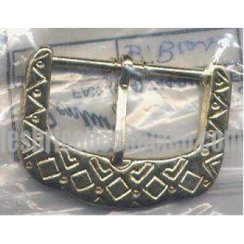 Belt Buckle Gold Finish Brass Medieval Costumes C-55167 