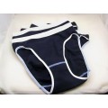Polyester / coton panties high waisted indented legs 4