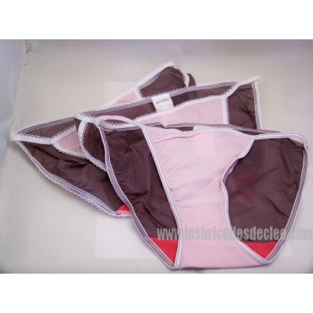 Polyester Panties Elasticated Sides Low-rise Cut 3